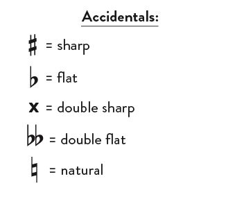 what is accidental in music